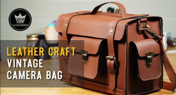Выкройка Сумка для камеры выкройка от Sieun leatherworks